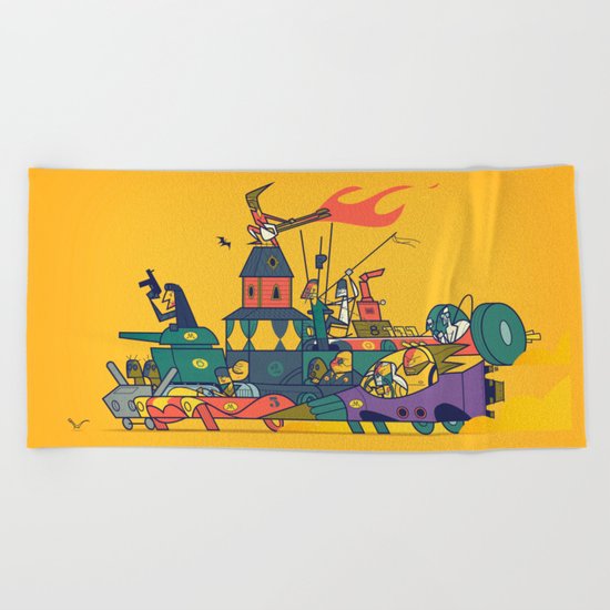 Wacky Max Beach Towel