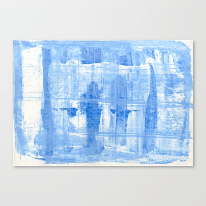 Blue Cell Canvas Print