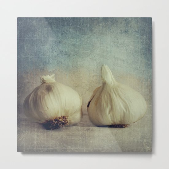 Garlic Metal Print