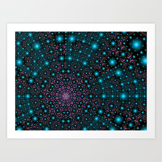 Magic of light Art Print