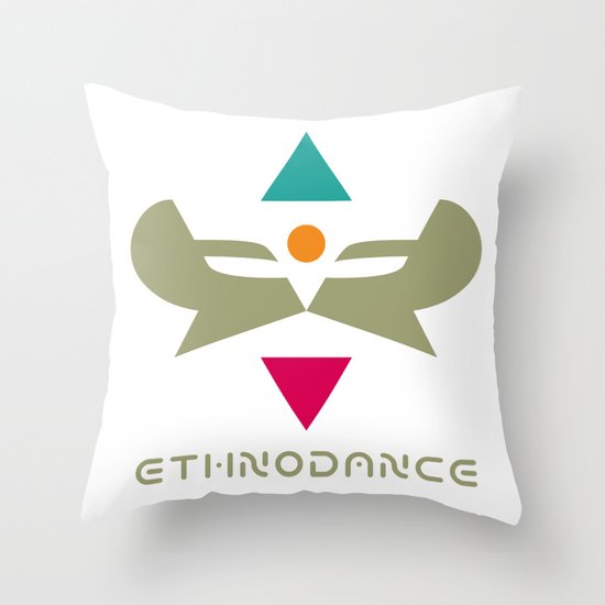 Ethnodance Throw Pillow