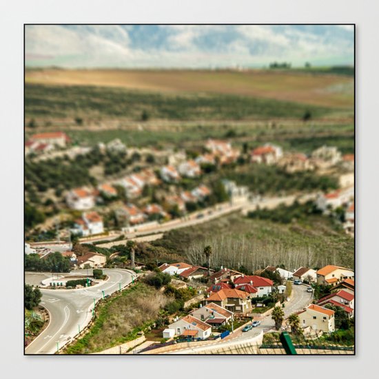 Model Houses Canvas Print