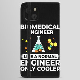 Biomedical Engineering Biomed Bioengineering iPhone Wallet Case