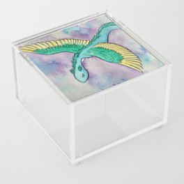 Morning Glory Dragon Acrylic Box
