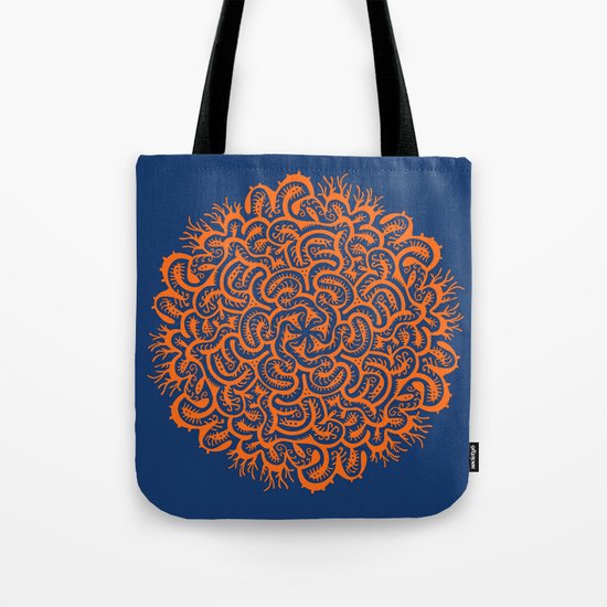 Bugs Maze (orange) Tote Bag