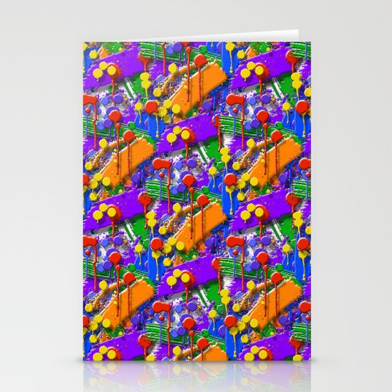 The Big O (Drip Porn Pattern) Stationery Cards