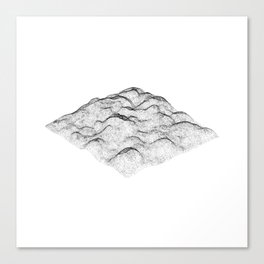 Dot Landscape Canvas Print
