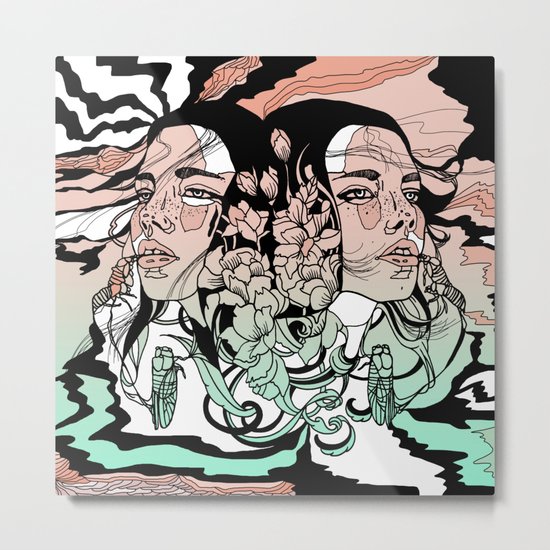 Warm of the Cool Metal Print