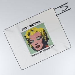 Marilyn, 1967 (on blue ground) - Andy Print, Andy Pop Art Poster Picnic Blanket