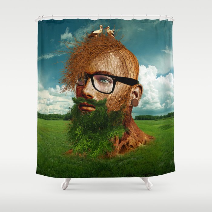 Eco Hipster Shower Curtain