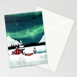 The Northern Lights Stationery Card