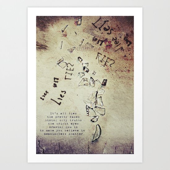 Lies Art Print