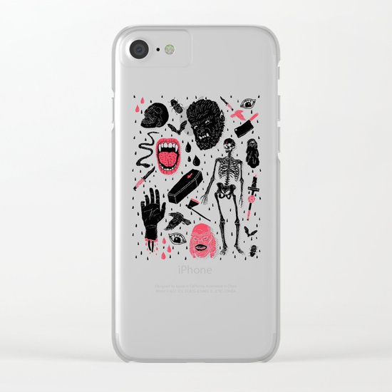 Whole Lotta Horror Clear iPhone Case