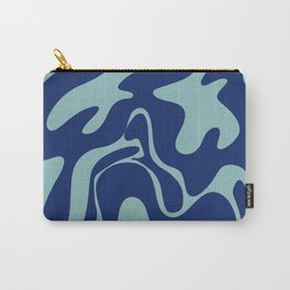 34 Abstract Liquid Swirly Shapes 220725 Valourine Digital Design  Carry-All Pouch