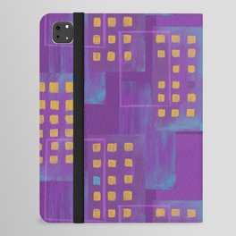 Abstract high-rise buildings in the form of a seamless pattern iPad Folio Case