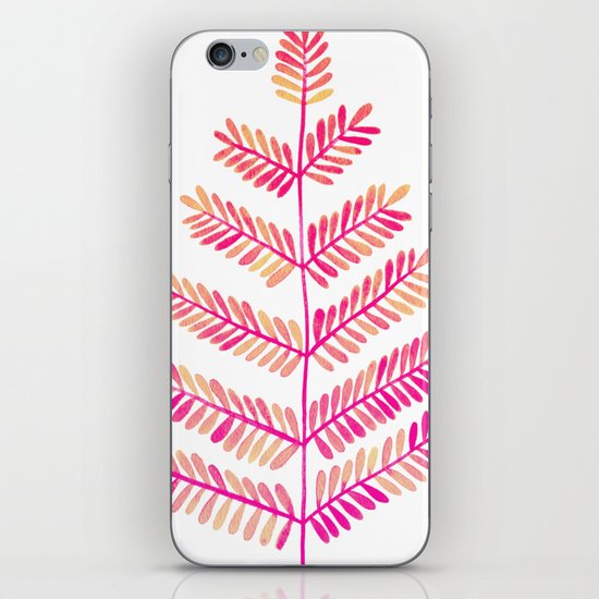 Leaflets – Pink Ombré Palette iPhone Skin