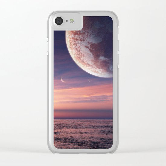 Ocean pastel Clear iPhone Case