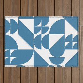 Geometrical modern classic shapes composition 17 Outdoor Rug
