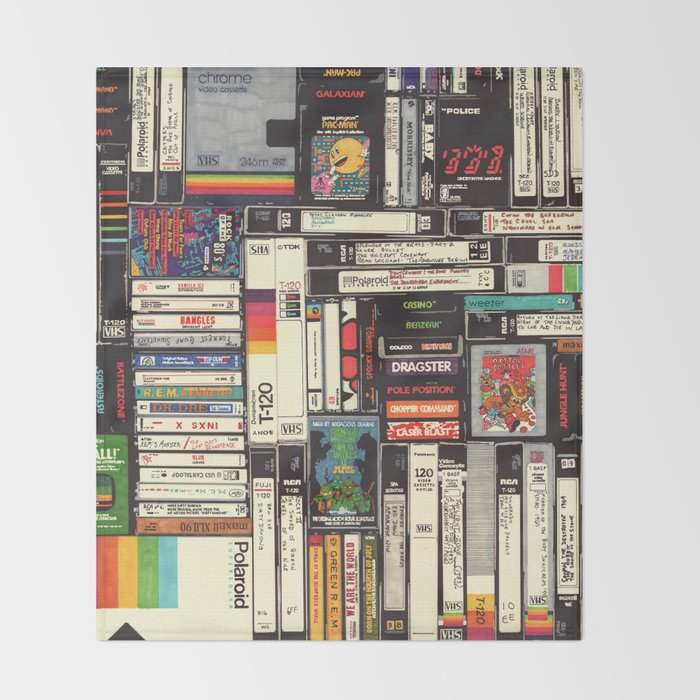 Cassettes, VHS & Games Decke