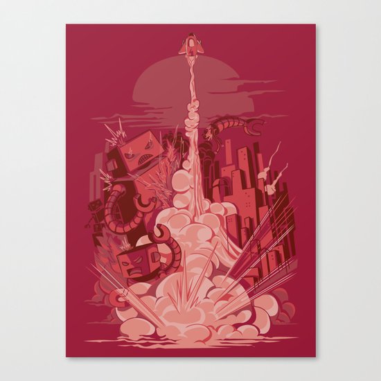 Smash! Zap!! Zoom!!! Canvas Print