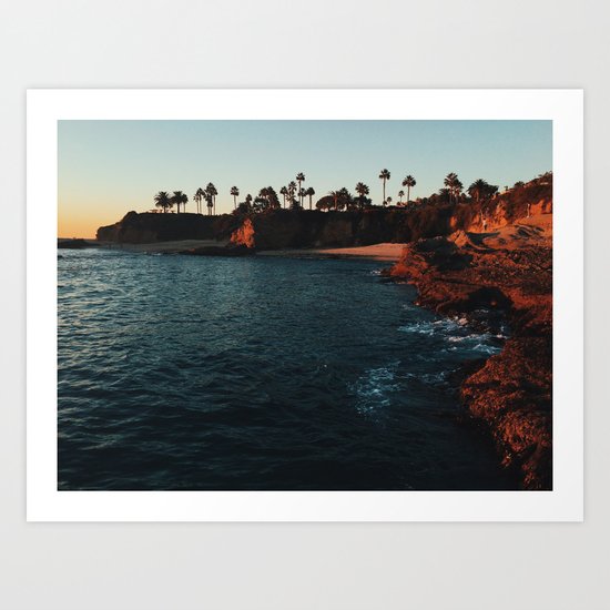 Golden Shores Art Print