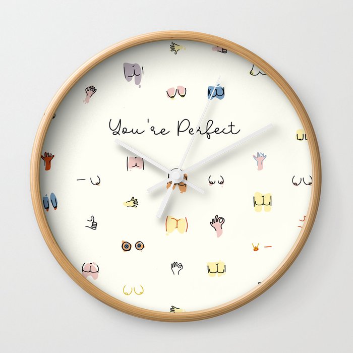 You're Perfect - Butts and boobies Wall Clock