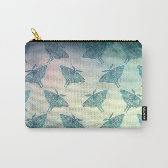 Moth Pattern Carry-All Pouch