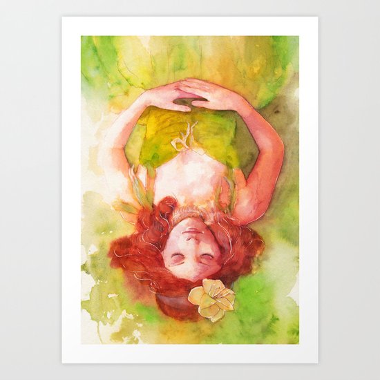 Princess of the forest Art Print
