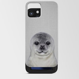Baby Seal - Colorful iPhone Card Case