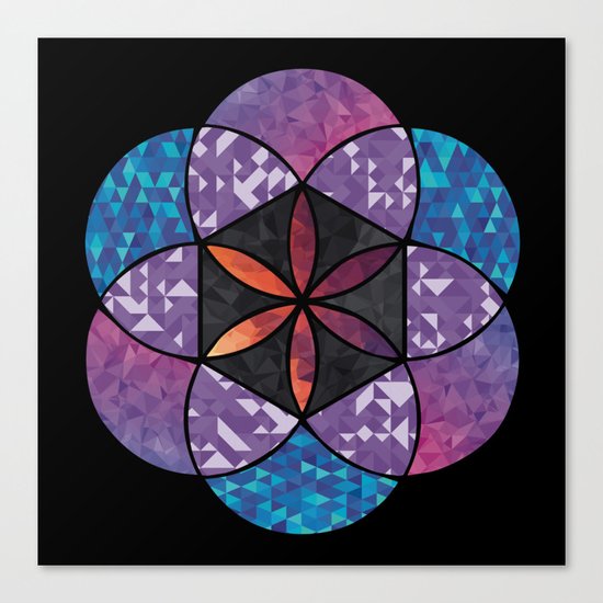 Fractal Seed of Life Canvas Print