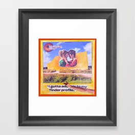 It's Exciting Framed Art Print