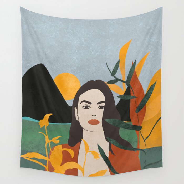 Peaceful and Wild. #art print#society6 Wall Tapestry