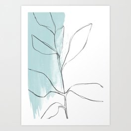 Abstract Leaf 4 Art Print