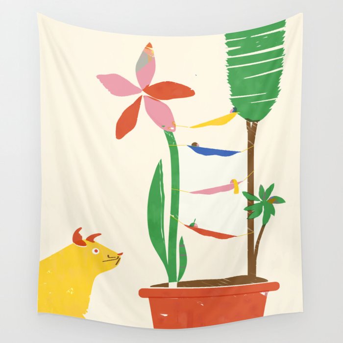 RESTING CAMPERS Wall Tapestry