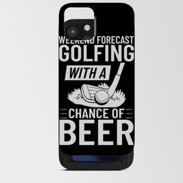 Golf Ball Golfing Player Golfer Training Beginner iPhone Card Case