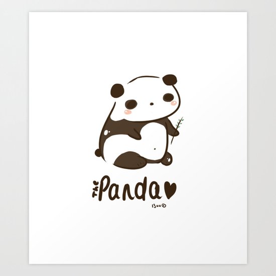 Panda Panda Art Print