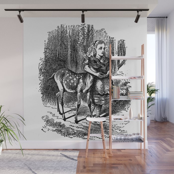 https://ctl.s6img.com/society6/img/AKLypu1Q3A578qbl8rf-u6lL1gY/w_700/wall-murals/8x8/lifestyle/~artwork/s6-0025/a/10194735_2700049/~~/vintage-alice-in-wonderland-deer-fawn-antique-book-drawing-woodland-rustic-chic-emo-goth-black-white-wall-murals.jpg