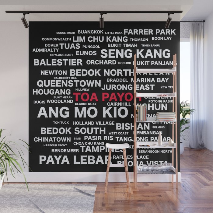 Singapore Toa Payoh Wall Mural By Thetiffingallery Society6