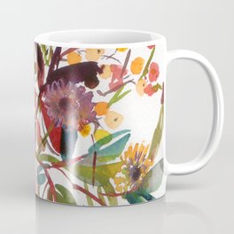 rose/dahlia/berries in watercolor Coffee Mug