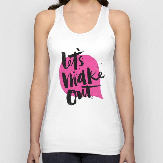 Let's make out Unisex Tank Top