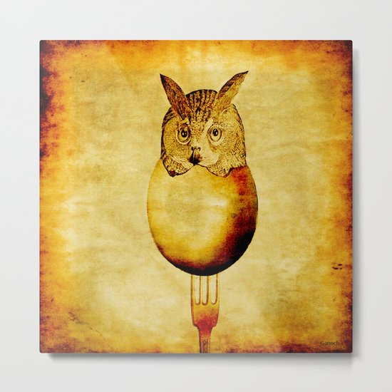 The hatching of owls Metal Print