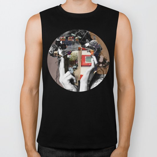 Crazy Woman - LisaLaraMix · Crop Circle Biker Tank