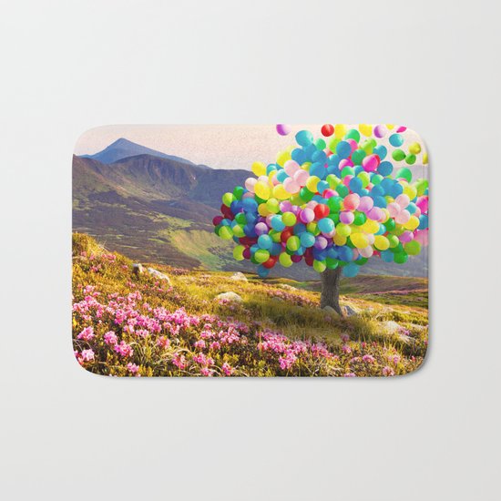 When Balloon Bloom Bath Mat