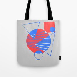 Stripes and punch holes -01B Tote Bag
