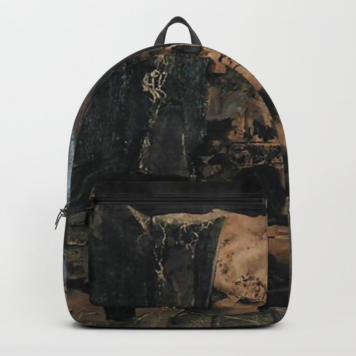 Victor Hugo The key is here the gate elsewhere Backpack by