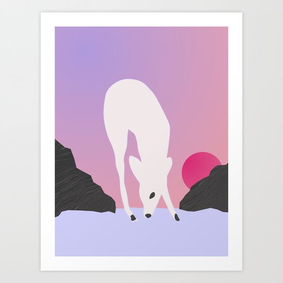 Fawn Sun Art Print