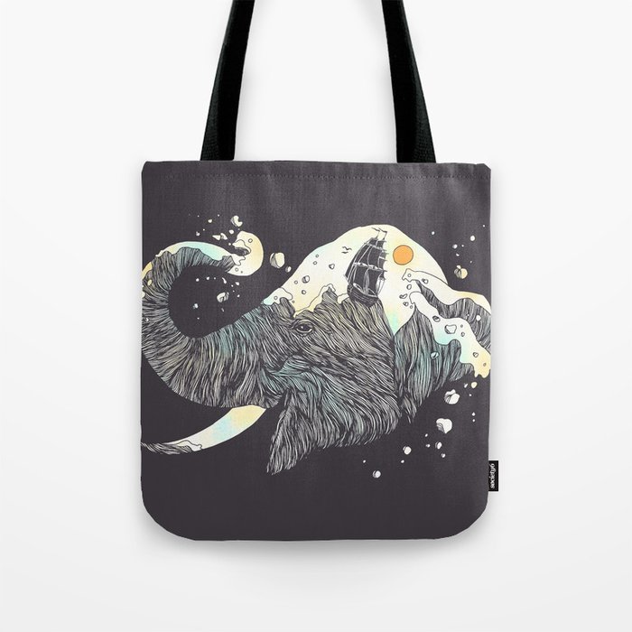 The Grey Gust and the Savage Sea Tote Bag