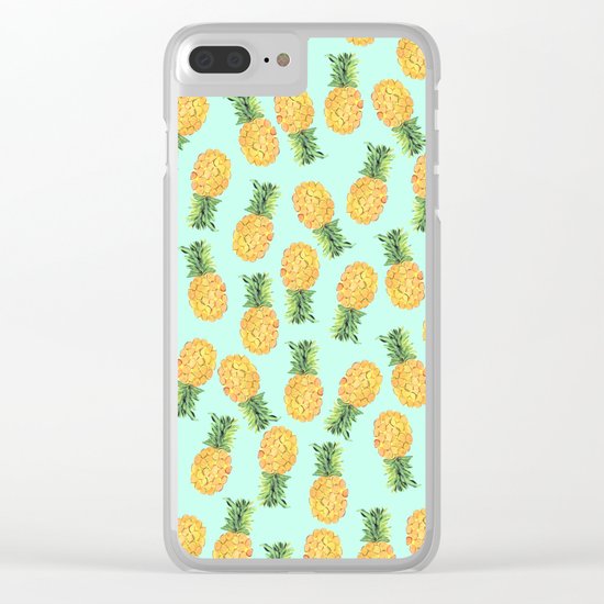 Pineapple Clear iPhone Case