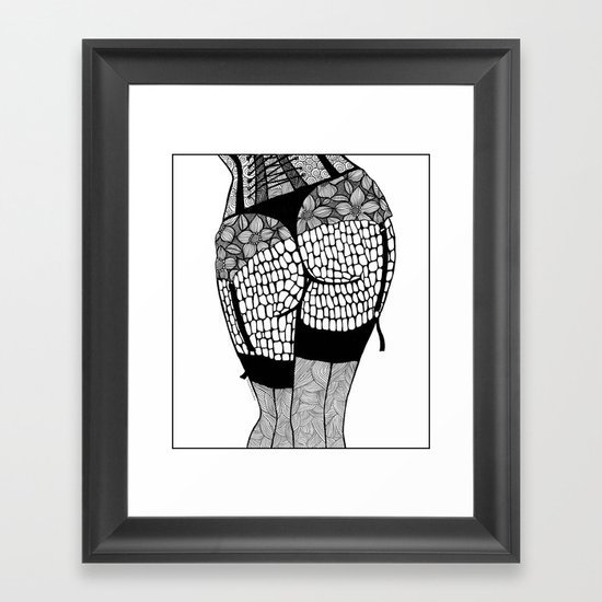La femme 03 Framed Art Print