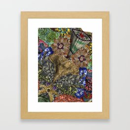 Psychedelic Botanical 4 Framed Art Print